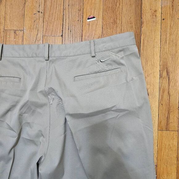 Nike Golf Pants Mens 40x32 Beige Standard Dri Fit Lightweight Performance Khaki - Picture 6 of 8